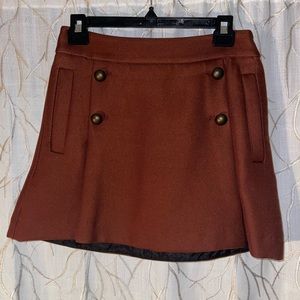 Brown High Waisted Skirt